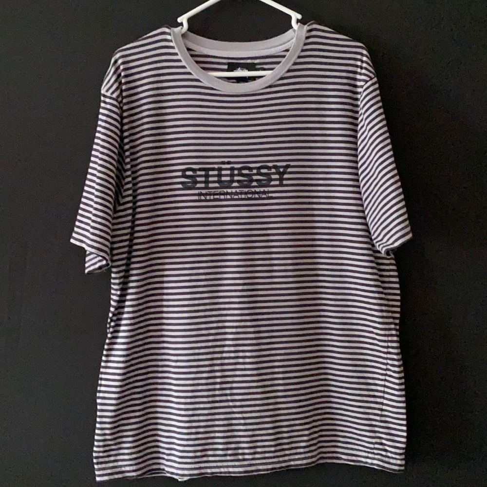 Striped Stussy Tee